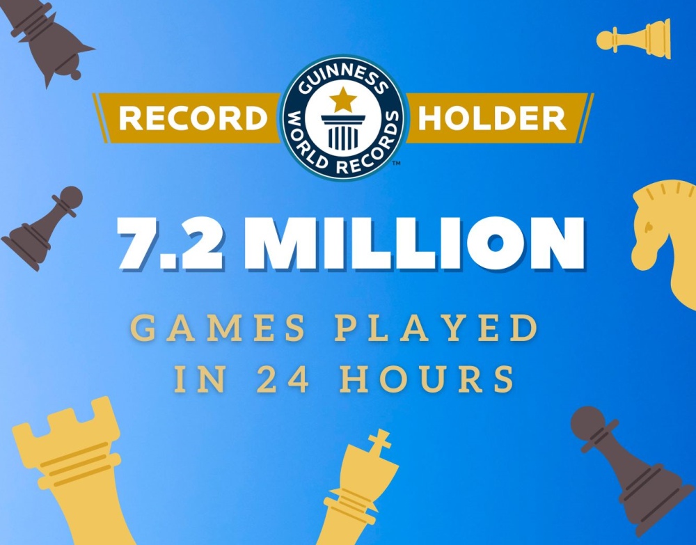 一天内下棋超过七百万场！